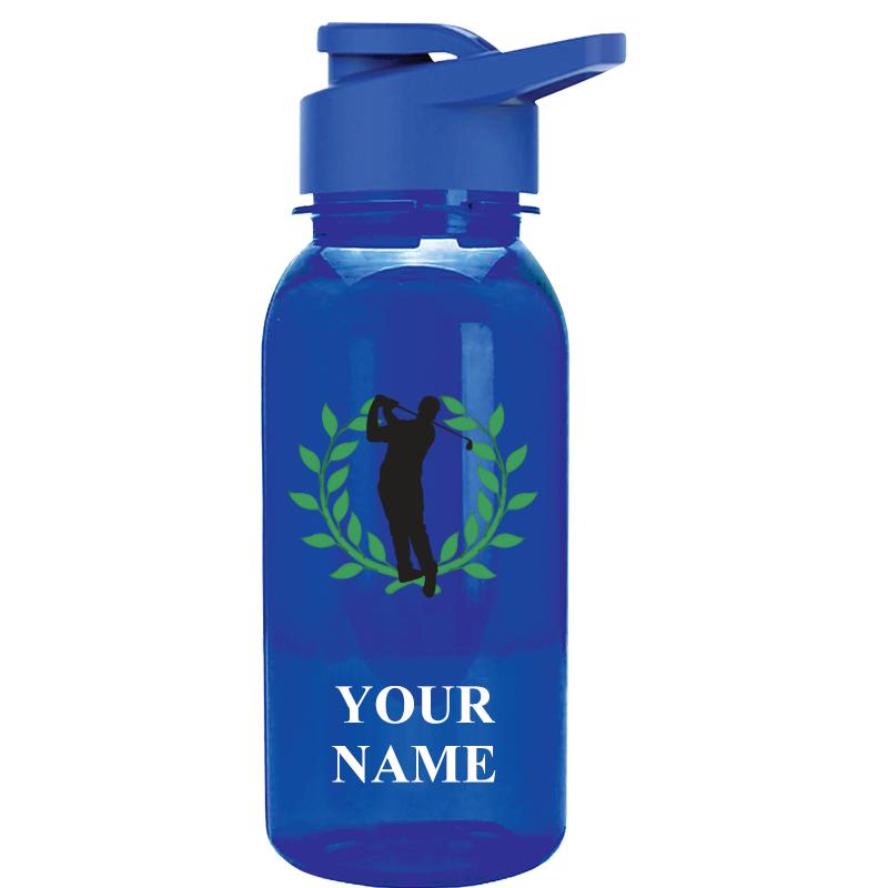 WATER BOTTLE 18OZ BLUE