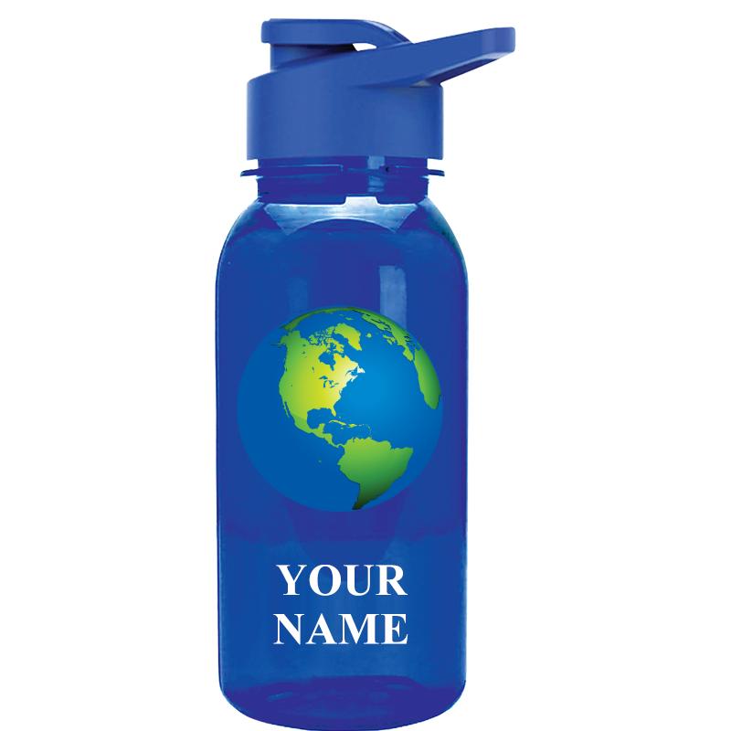 WATER BOTTLE 18OZ BLUE