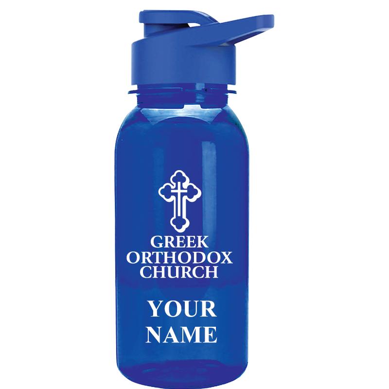 WATER BOTTLE 18OZ BLUE