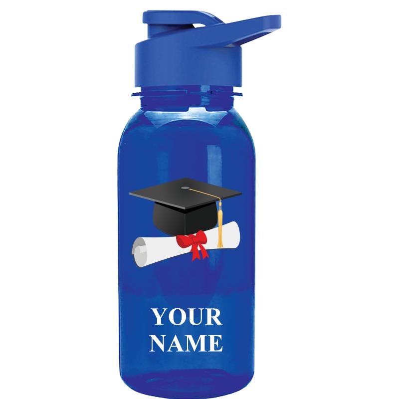 WATER BOTTLE 18OZ BLUE