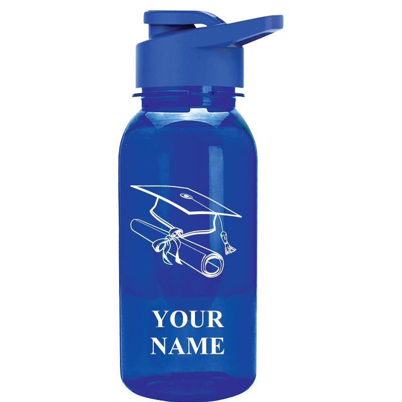 WATER BOTTLE 18OZ BLUE