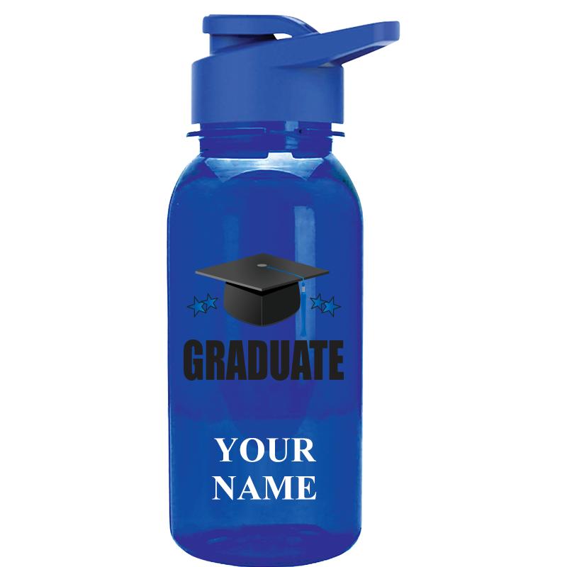 WATER BOTTLE 18OZ BLUE