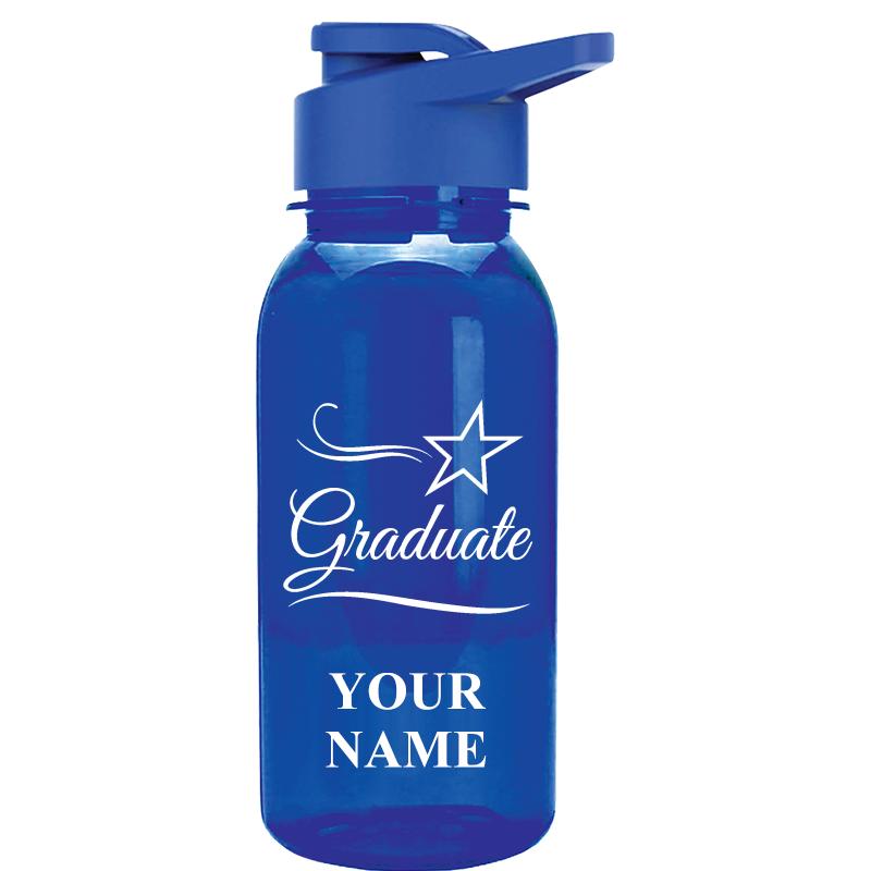 WATER BOTTLE 18OZ BLUE