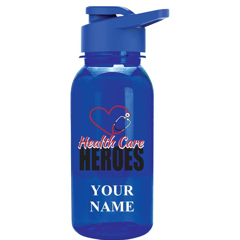 WATER BOTTLE 18OZ BLUE