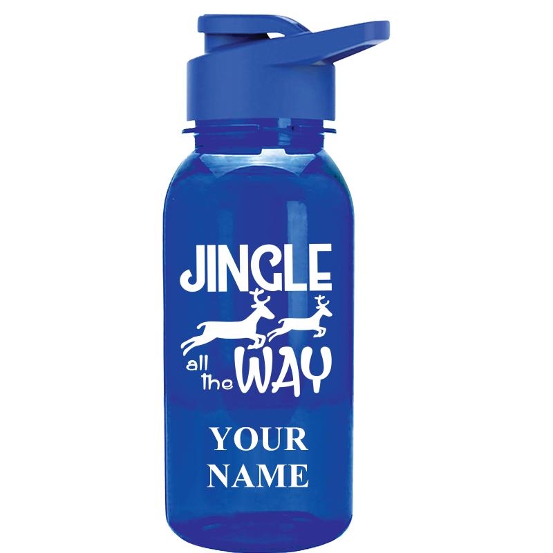 WATER BOTTLE 18OZ BLUE