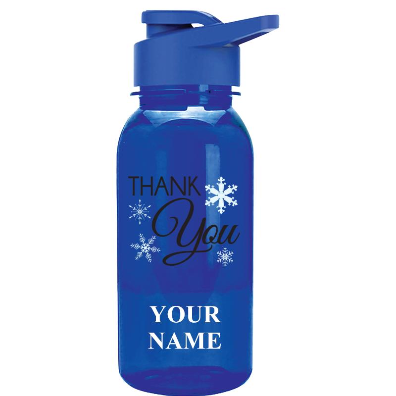 WATER BOTTLE 18OZ BLUE