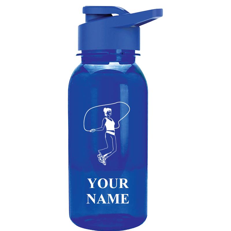 WATER BOTTLE 18OZ BLUE