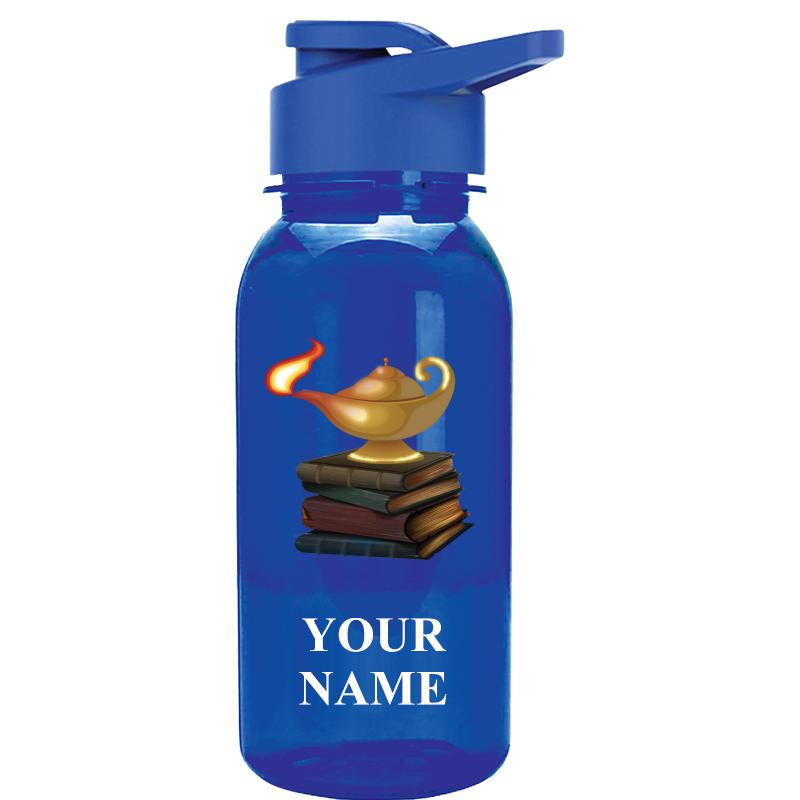 WATER BOTTLE 18OZ BLUE
