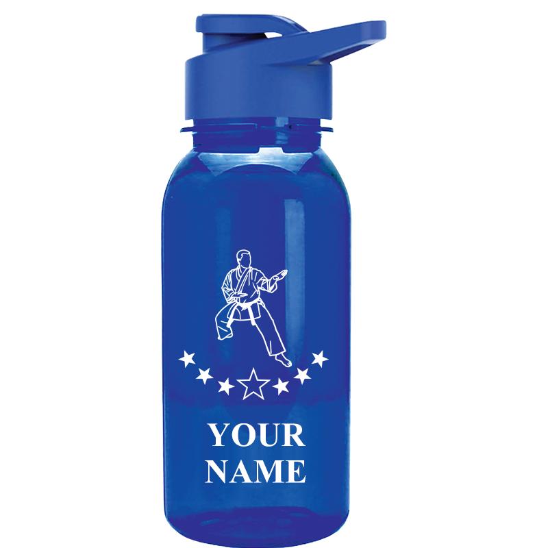 WATER BOTTLE 18OZ BLUE