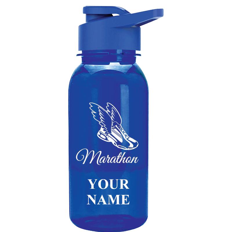 WATER BOTTLE 18OZ BLUE
