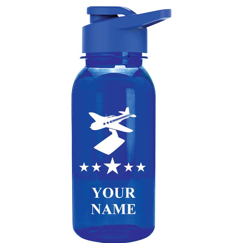 WATER BOTTLE 18OZ BLUE