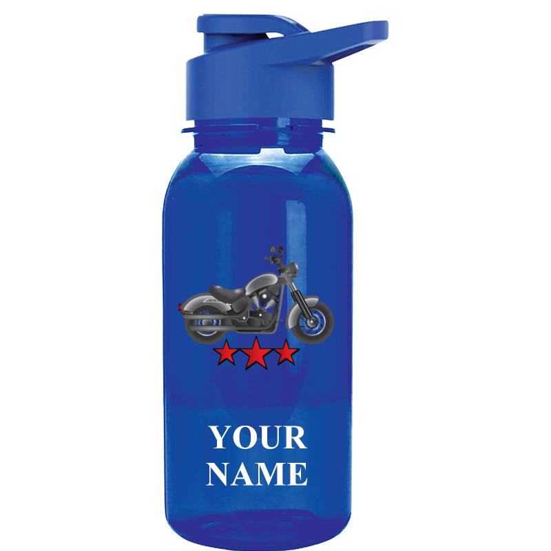 WATER BOTTLE 18OZ BLUE