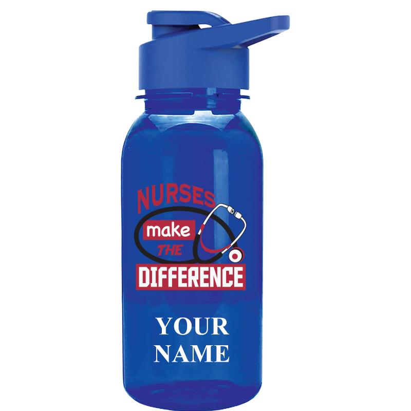 WATER BOTTLE 18OZ BLUE