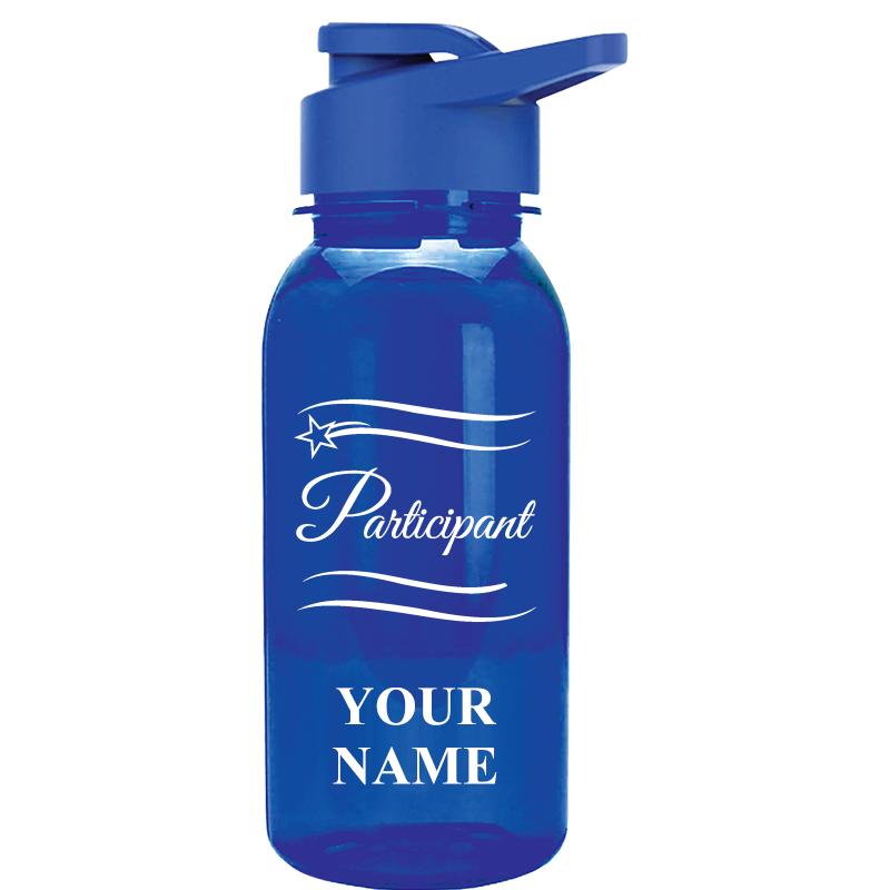 WATER BOTTLE 18OZ BLUE
