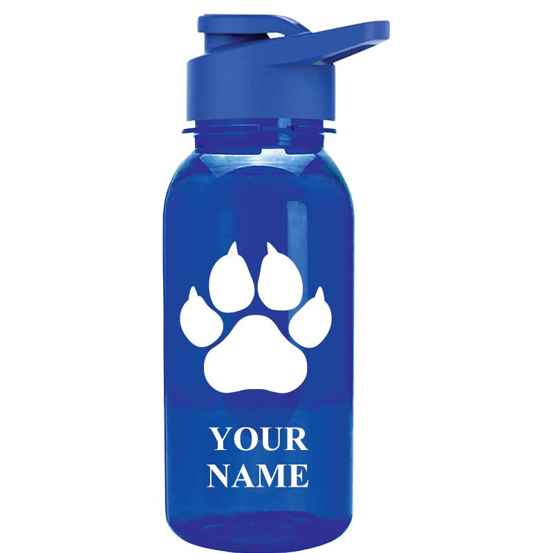 WATER BOTTLE 18OZ BLUE