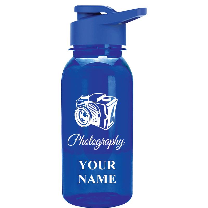 WATER BOTTLE 18OZ BLUE
