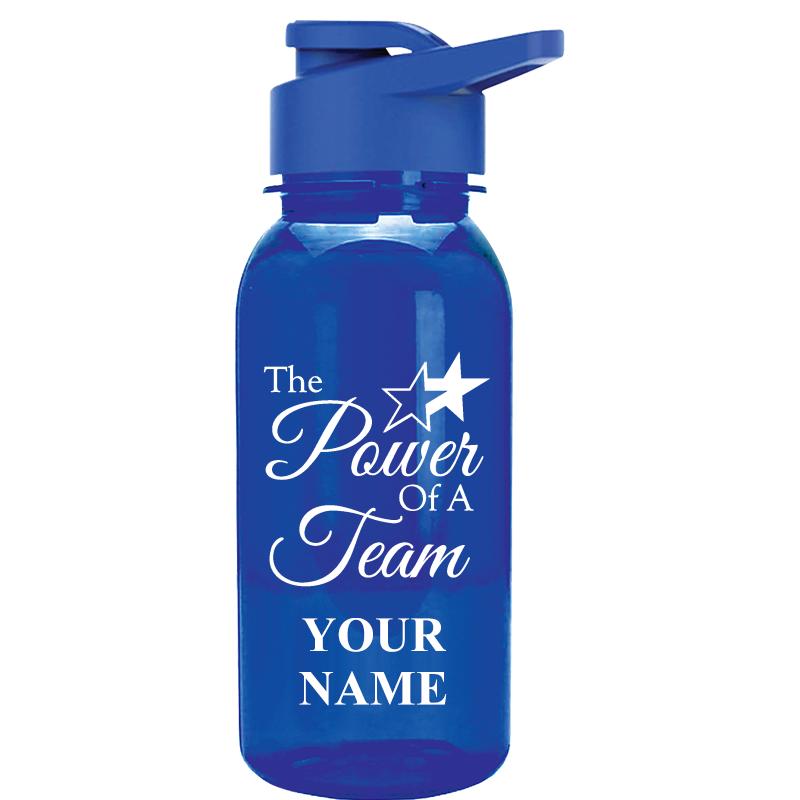 WATER BOTTLE 18OZ BLUE