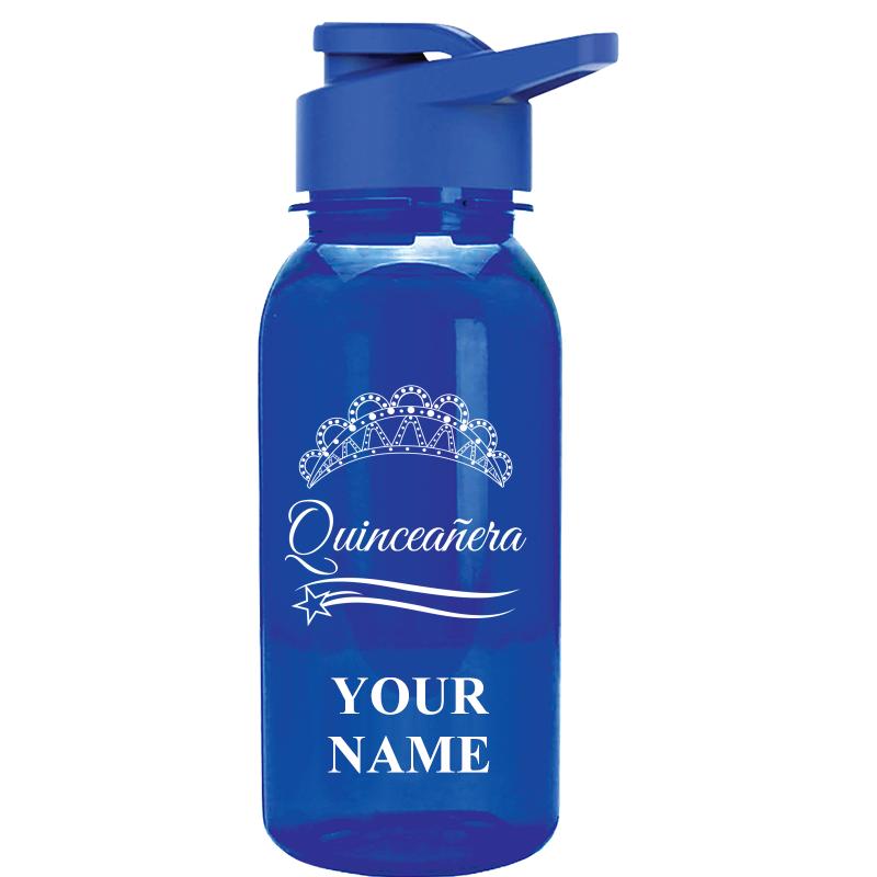 WATER BOTTLE 18OZ BLUE