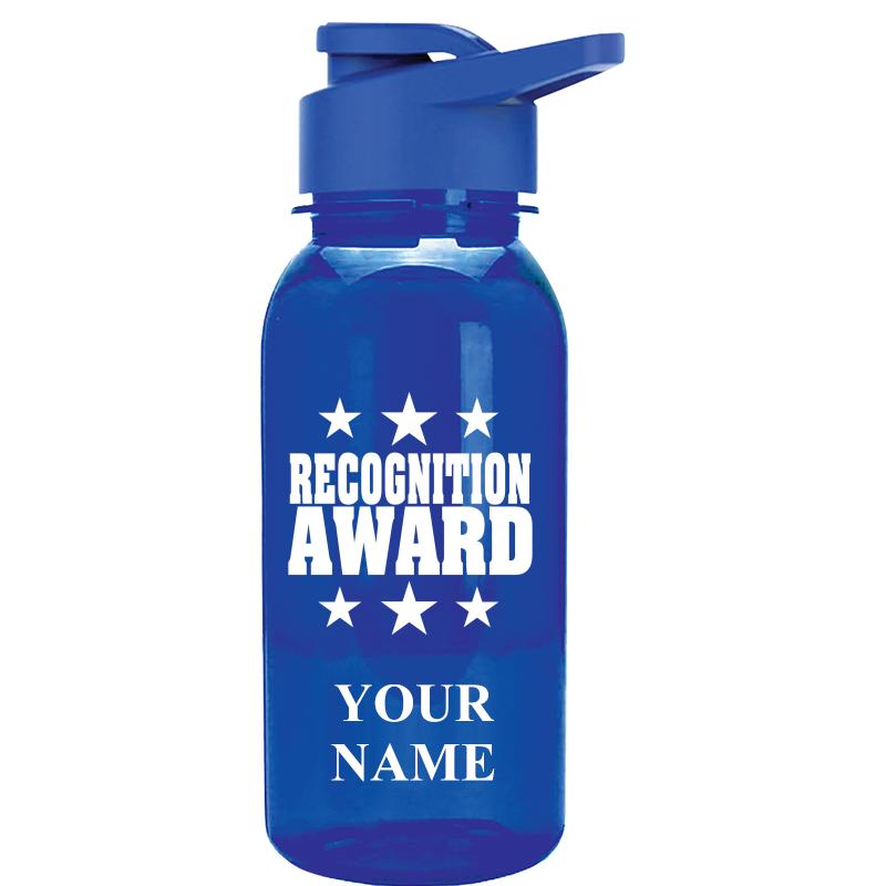 WATER BOTTLE 18OZ BLUE