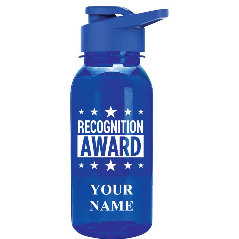 WATER BOTTLE 18OZ BLUE