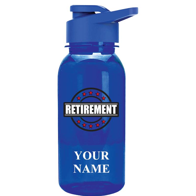 WATER BOTTLE 18OZ BLUE