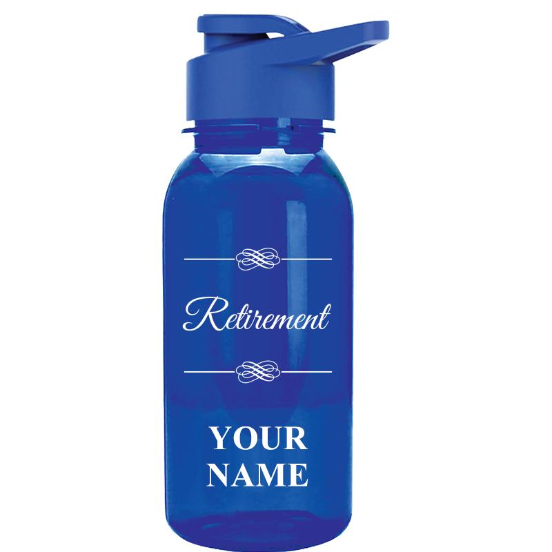 WATER BOTTLE 18OZ BLUE