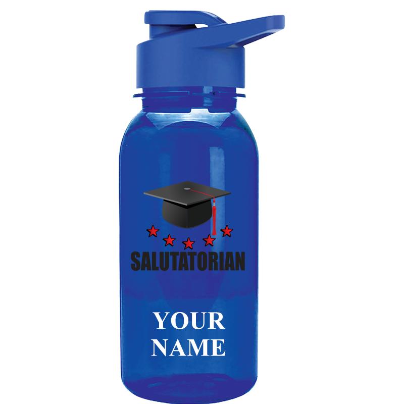 WATER BOTTLE 18OZ BLUE