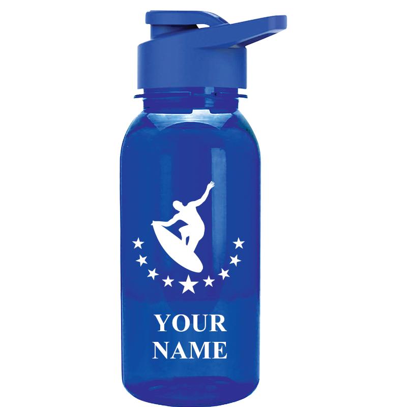 WATER BOTTLE 18OZ BLUE