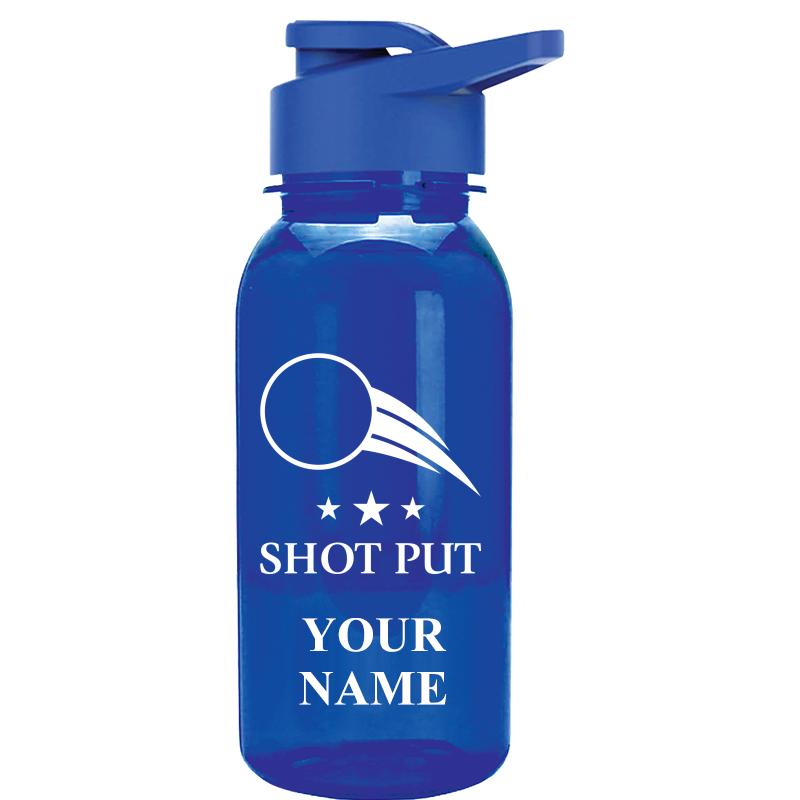 WATER BOTTLE 18OZ BLUE