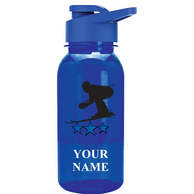 WATER BOTTLE 18OZ BLUE