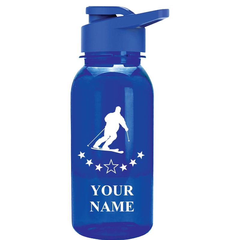 WATER BOTTLE 18OZ BLUE