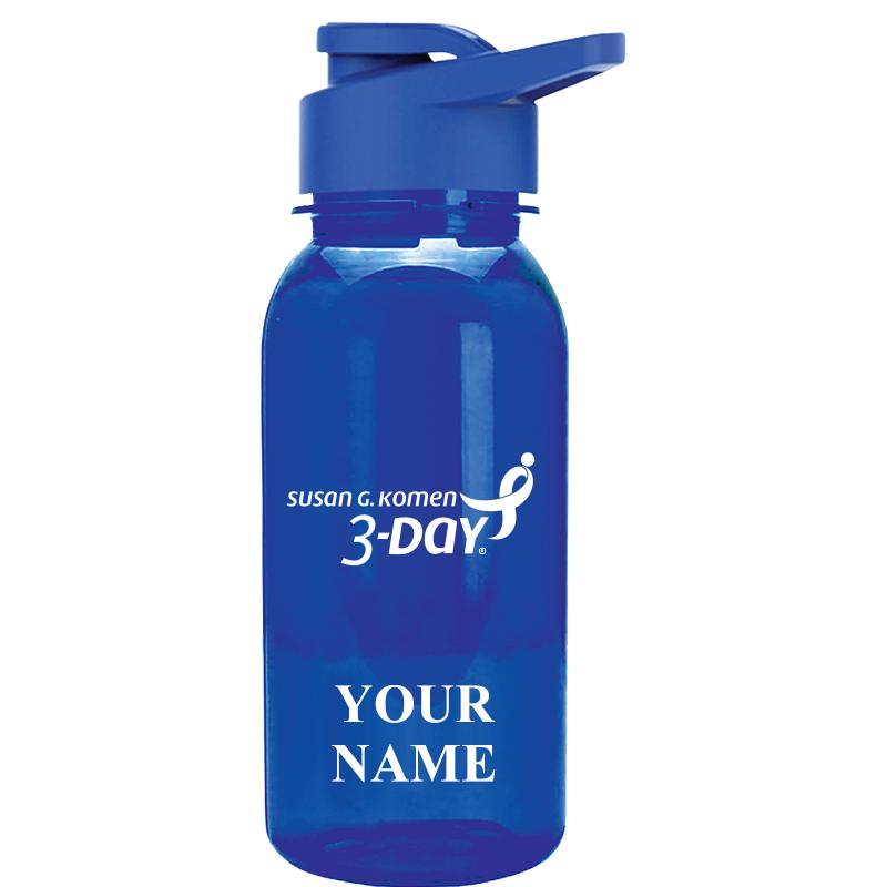 WATER BOTTLE 18OZ BLUE