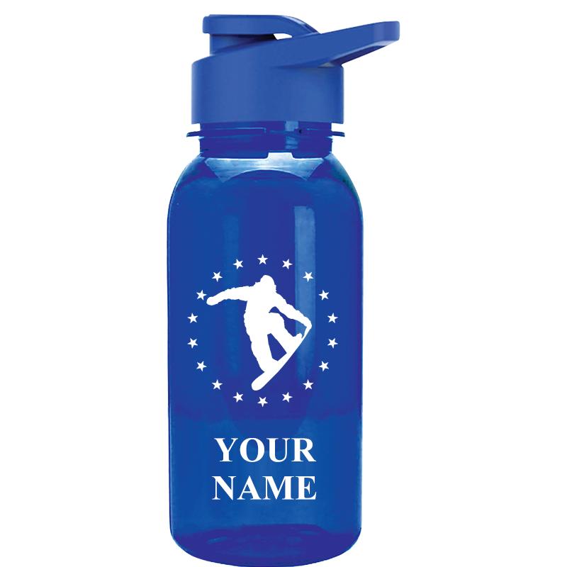 WATER BOTTLE 18OZ BLUE
