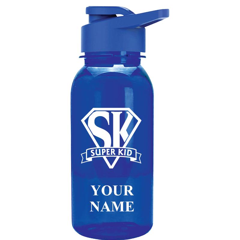 WATER BOTTLE 18OZ BLUE