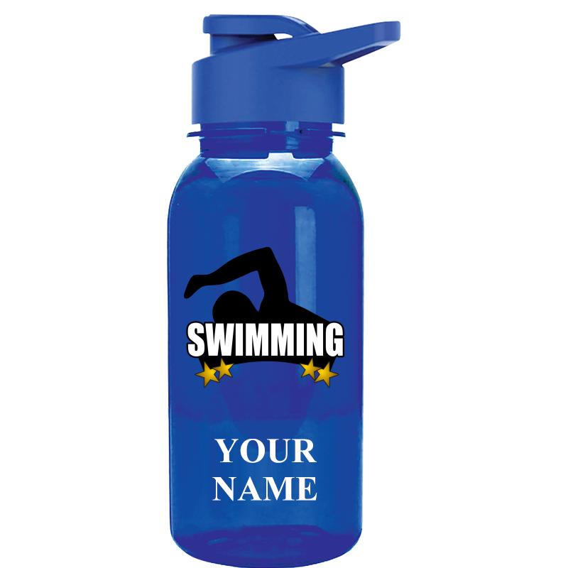 WATER BOTTLE 18OZ BLUE