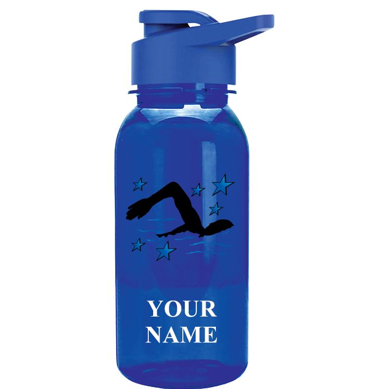 WATER BOTTLE 18OZ BLUE