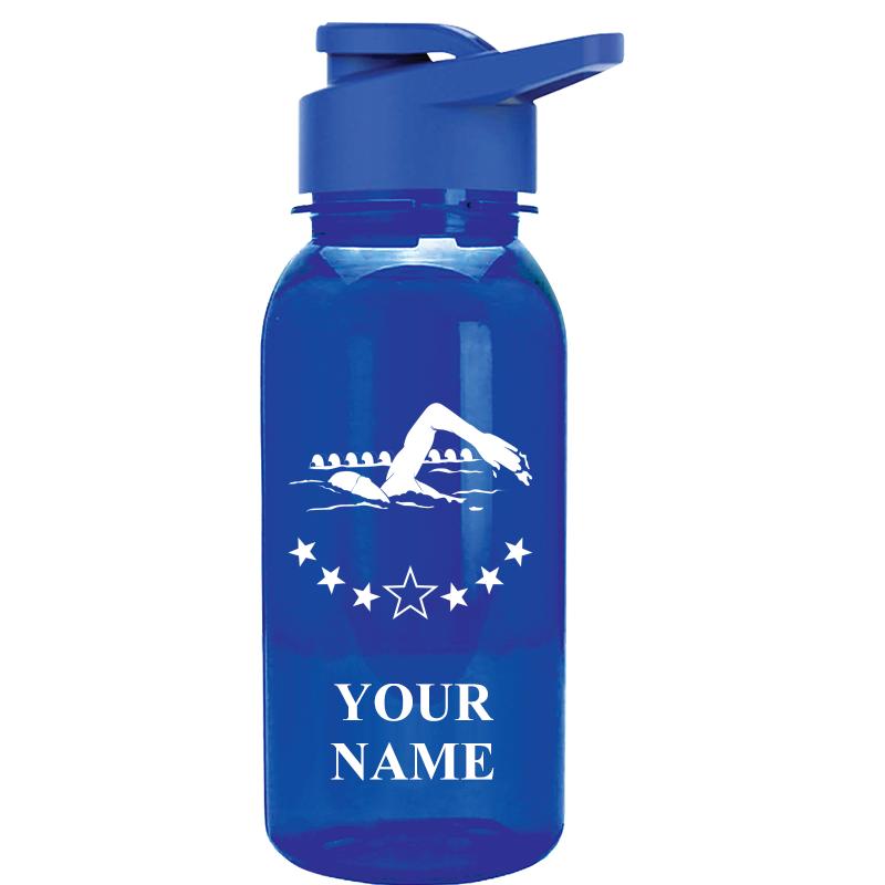 WATER BOTTLE 18OZ BLUE