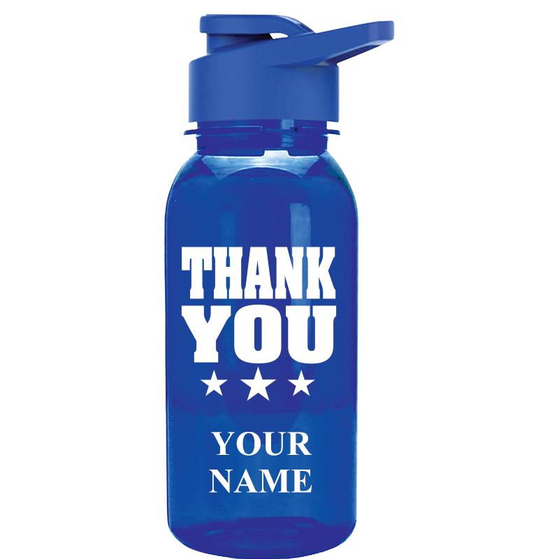 WATER BOTTLE 18OZ BLUE