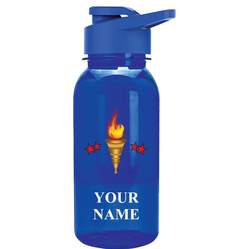 WATER BOTTLE 18OZ BLUE