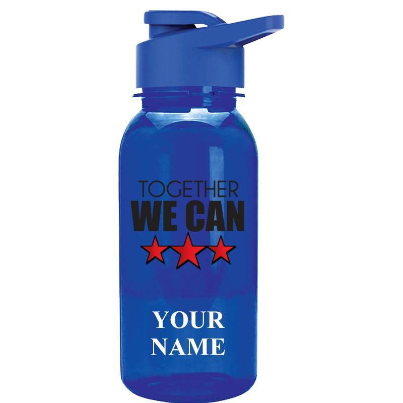 WATER BOTTLE 18OZ BLUE