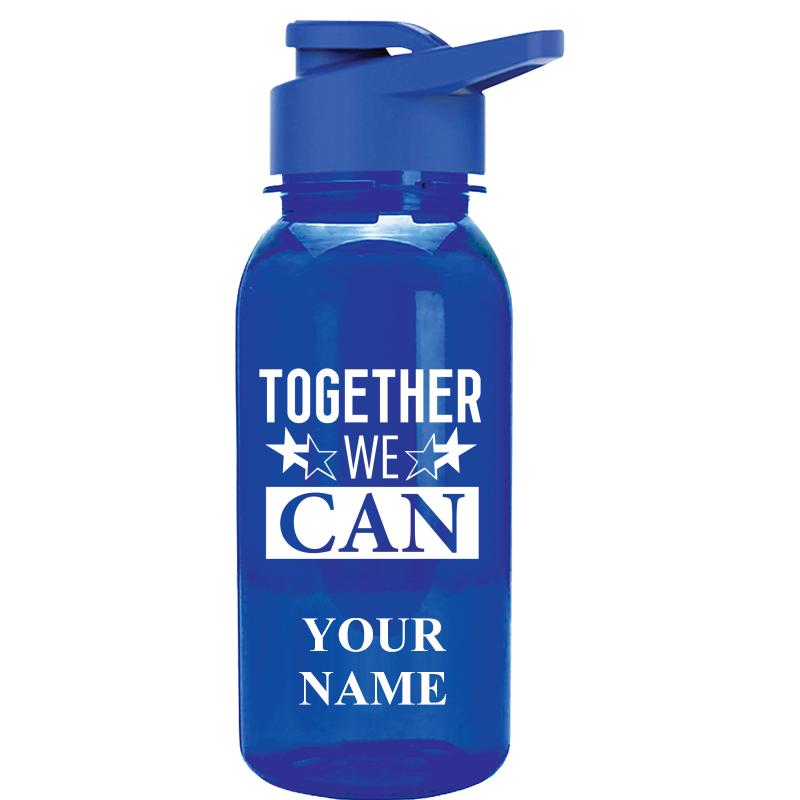 WATER BOTTLE 18OZ BLUE