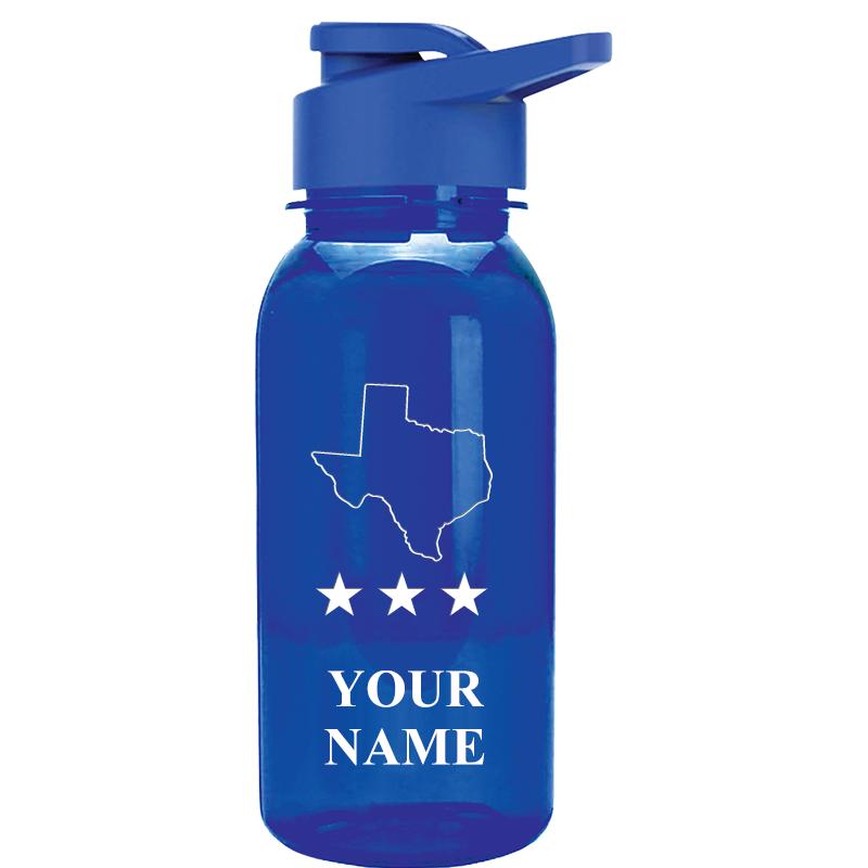 WATER BOTTLE 18OZ BLUE