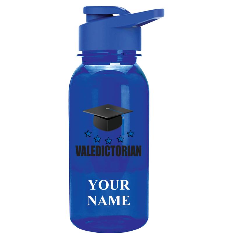 WATER BOTTLE 18OZ BLUE