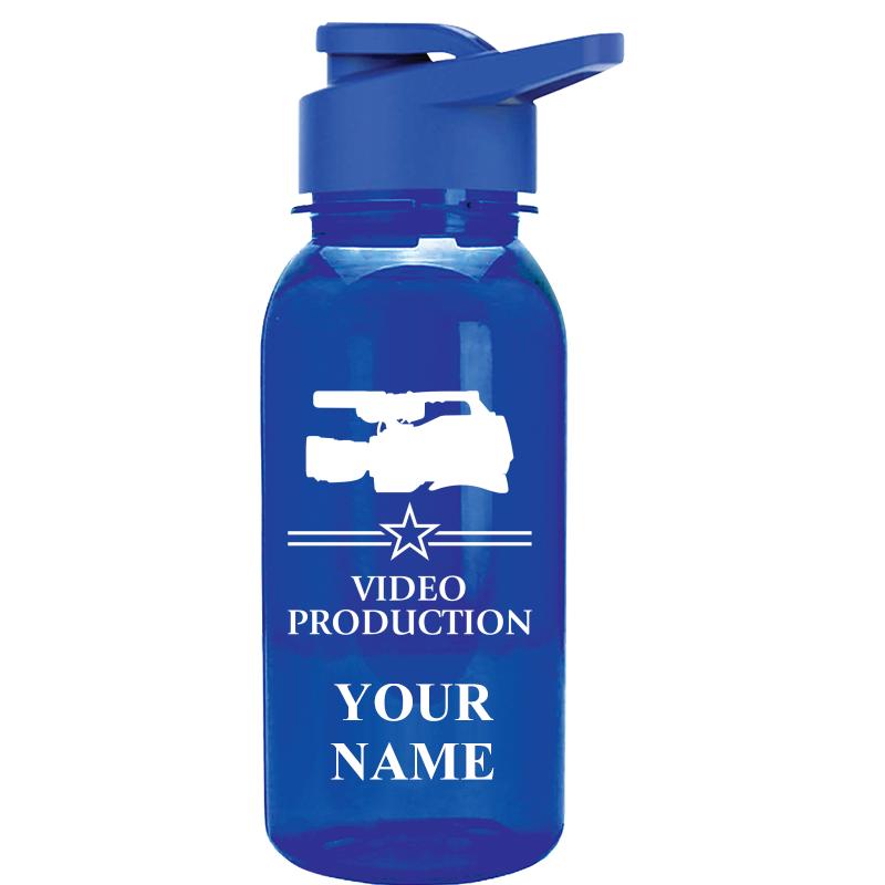 WATER BOTTLE 18OZ BLUE