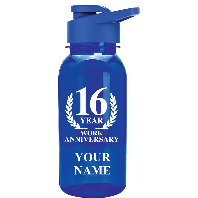 WATER BOTTLE 18OZ BLUE