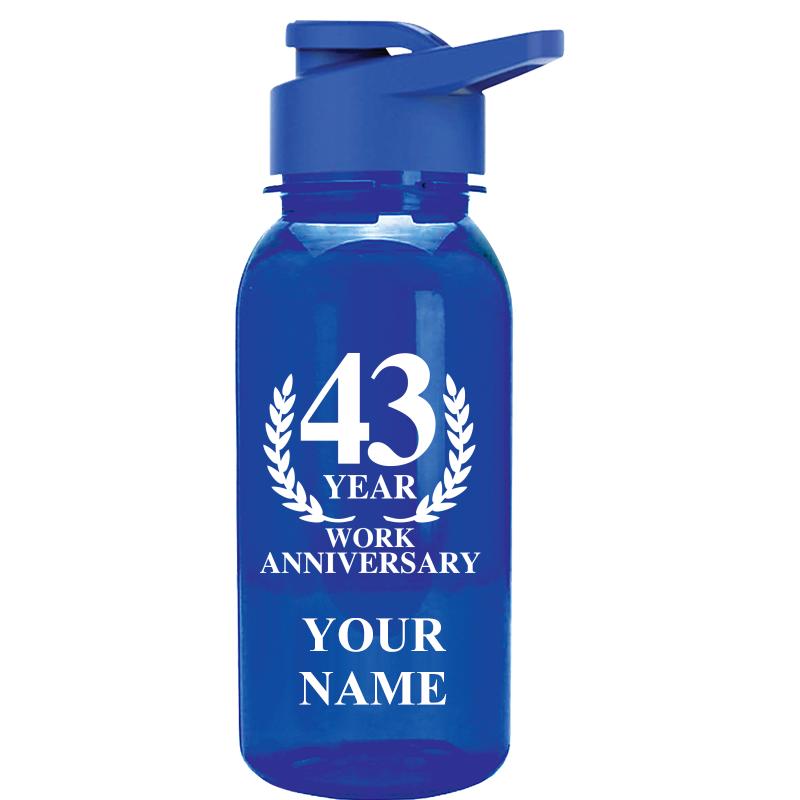 WATER BOTTLE 18OZ BLUE