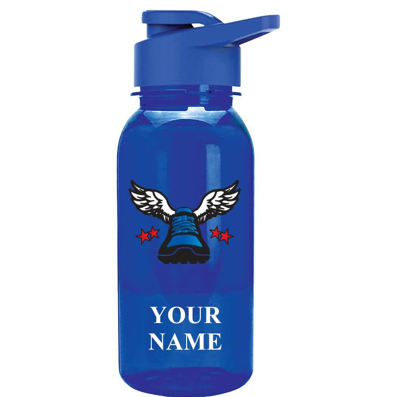 WATER BOTTLE 18OZ BLUE