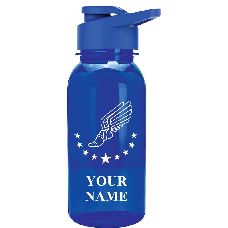 WATER BOTTLE 18OZ BLUE