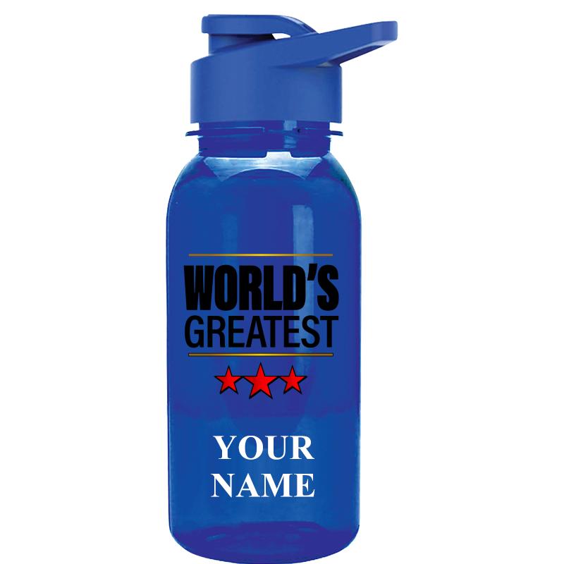 WATER BOTTLE 18OZ BLUE