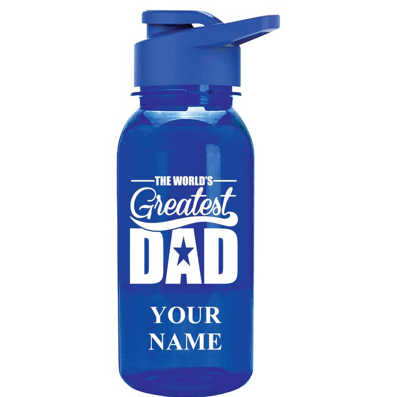 WATER BOTTLE 18OZ BLUE